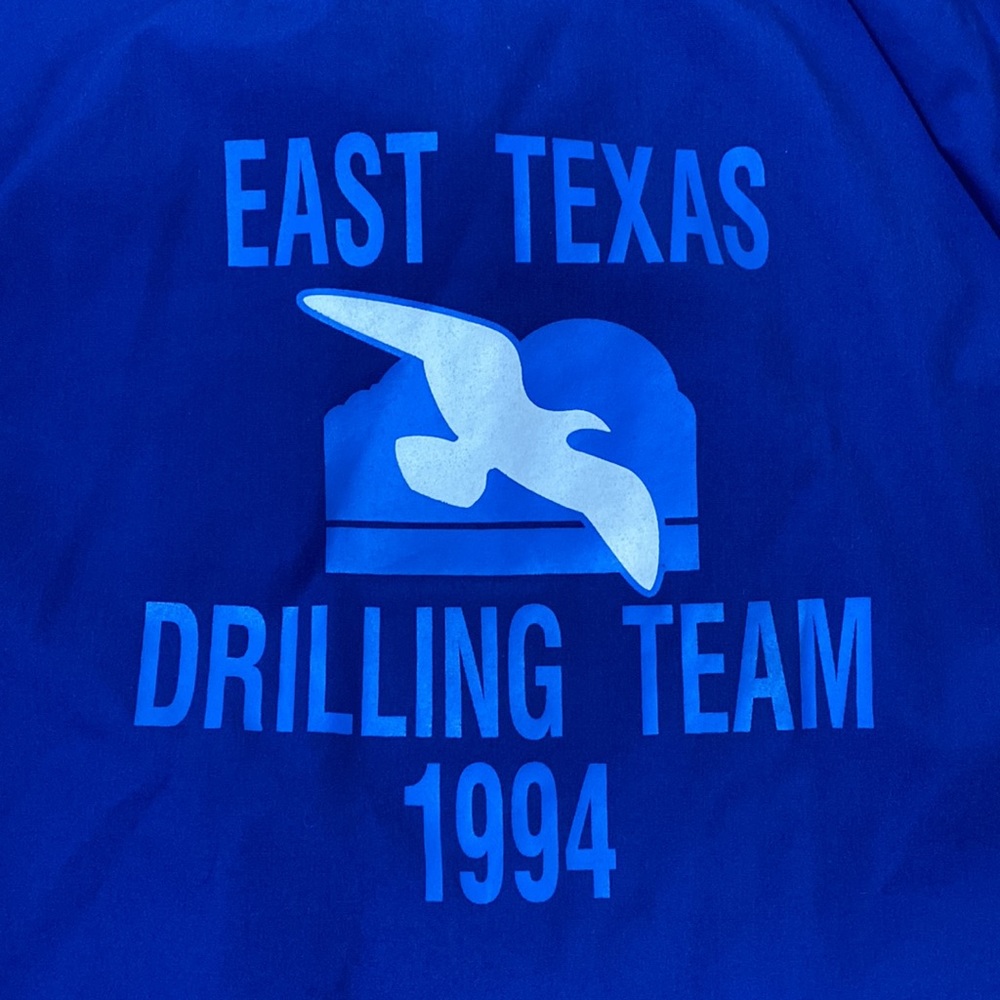 Vintage 1994 King Louie East Texas Drilling Team Light Weight Jacket Size Large - Picture 3 of 11